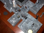 Aftermath of battle with drow