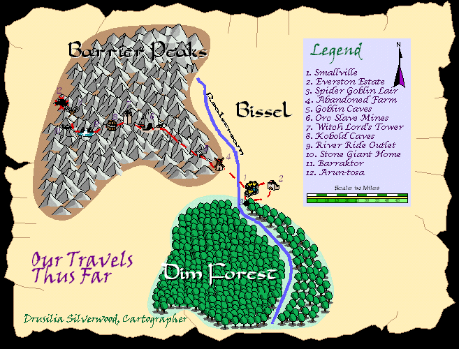 Map of Our Travels Thus Far