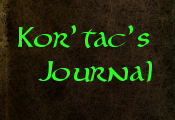 Kor'tac's Journal